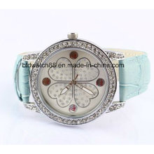 Elegant Girls Crystal Watch Stainless Steel Back